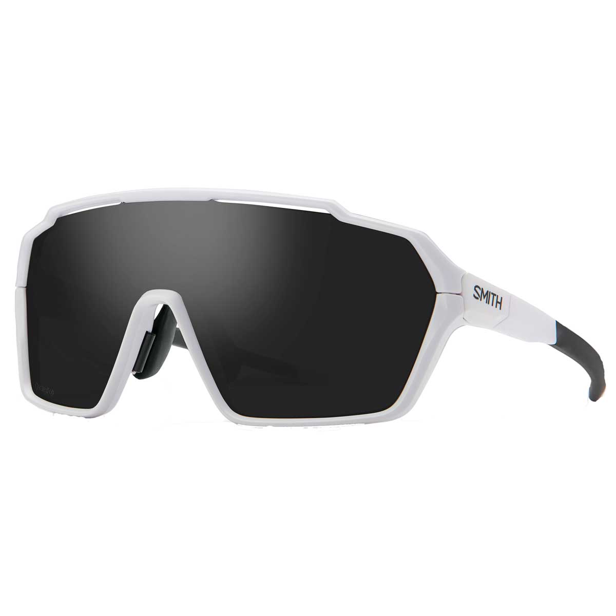 Smith Shift MAG Sunglasses Chromapop in Matte White with Black